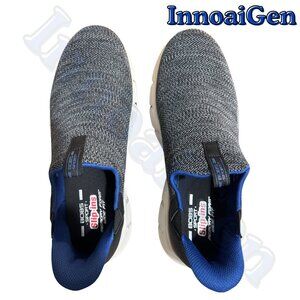 Skechers BOBS Sport Slip-ins B Flex Heights Edge Black Gray Men’s 9 Wide NWB